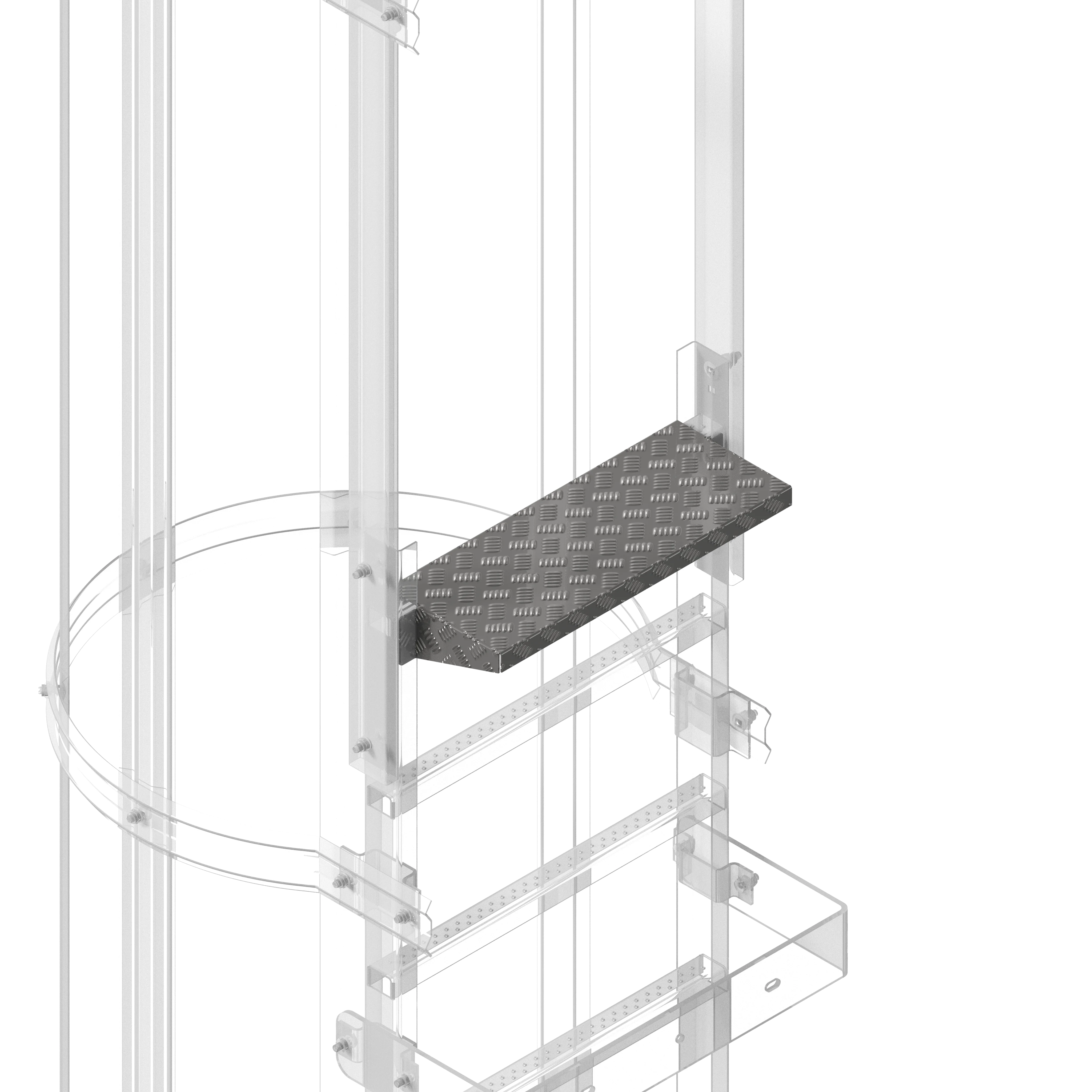 Step Exit Exit step - safe access to the roof surface